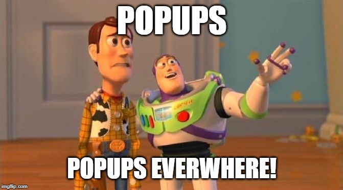 Popups Everywhere