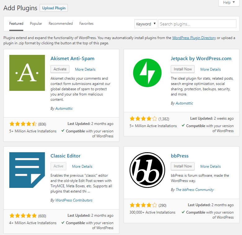 Wordpress Plugins