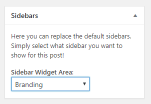 Custom Sidebars Plugin