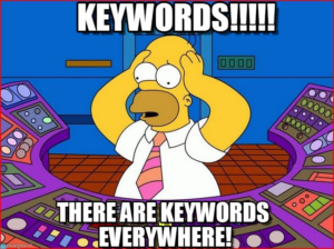 There are keywords everywhere simpsons meme