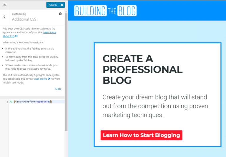 Understanding Blog Fonts Basics - Building the Blog