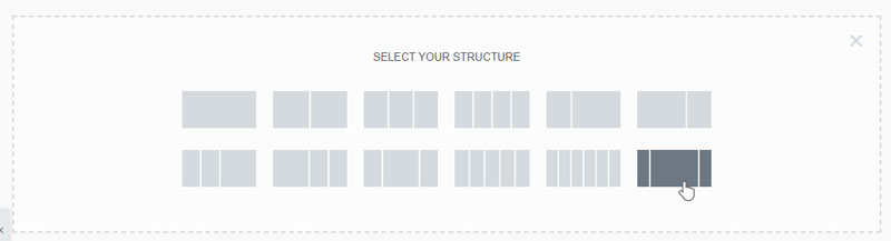 Elementor Structure or Columns Options