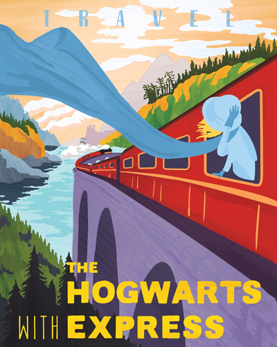 Hogwarts Express Poster Photoshop Example