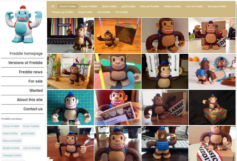 MailChimp mascot Freddie Website Screenshot